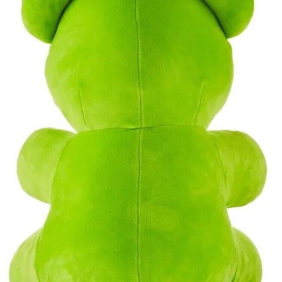 Walmart 2024 Valentine's Day GREEN Gummy Bear Plush 16” (Viral Tik Tok) Sold Out - Picture 2 of 2